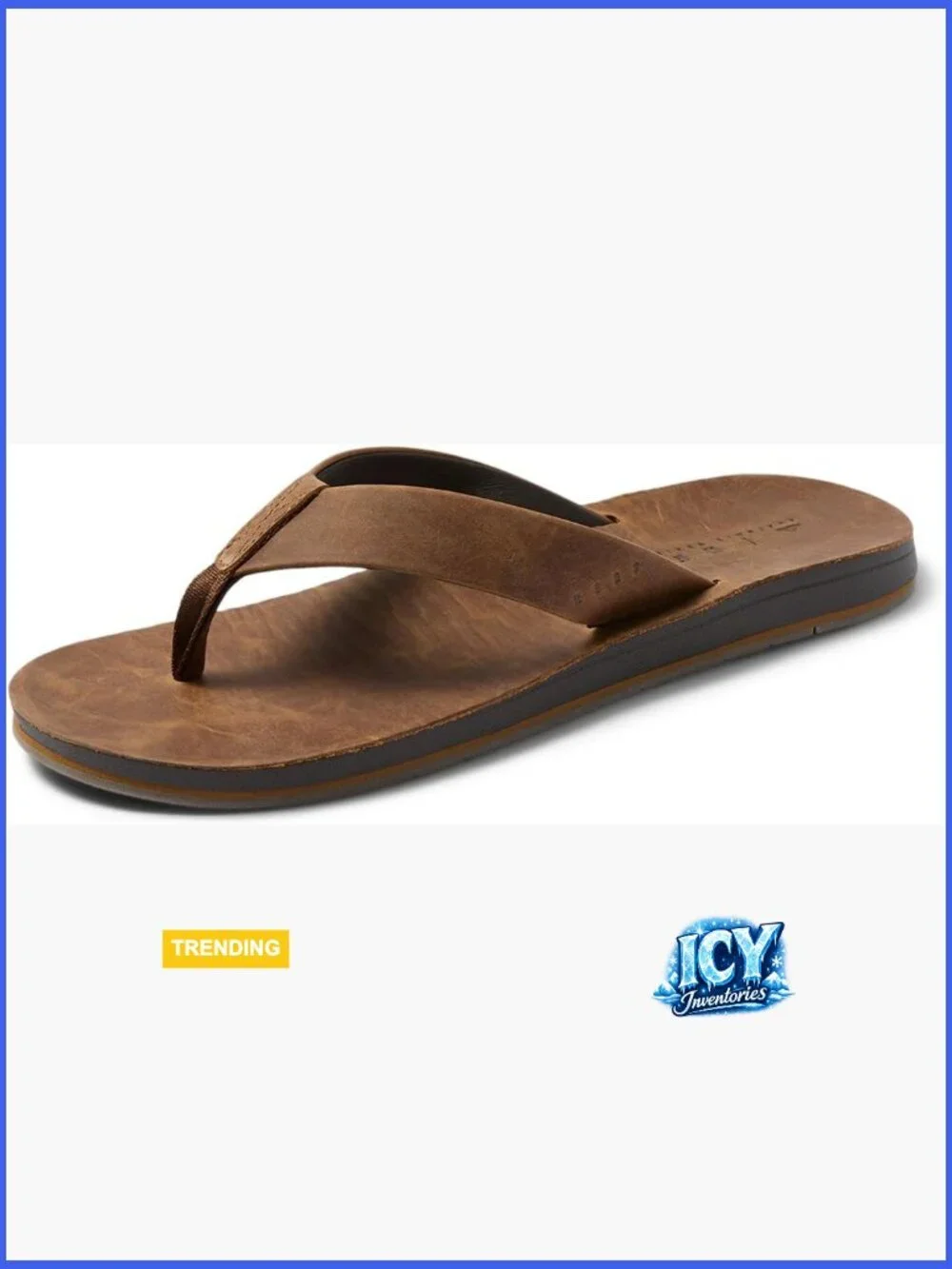 Men's Classic EVA Flip Flop Sandals Hook & Loop